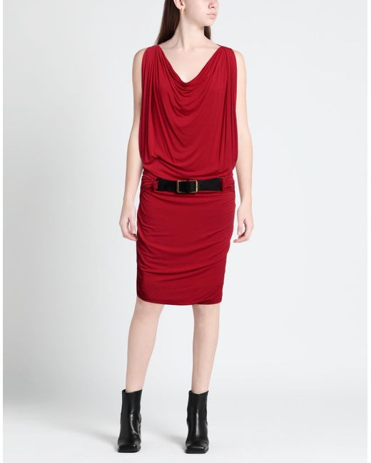 Plein Sud Red Midi Dress