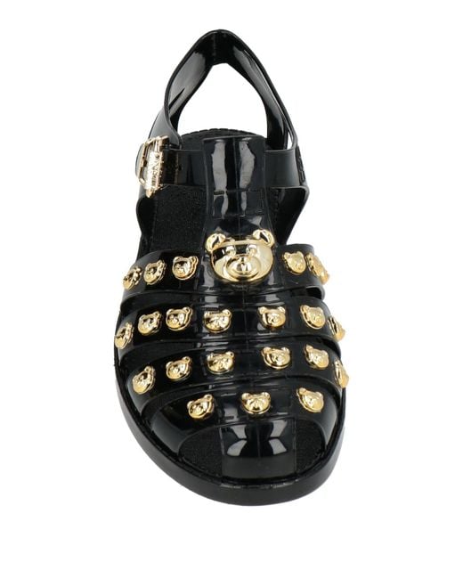 Moschino Black Sandals