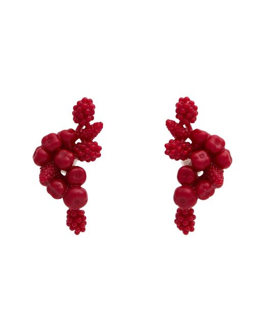 Tory Burch Red Ohrring