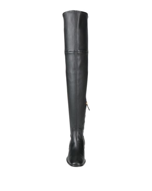 Tory Burch Black Boot Leather