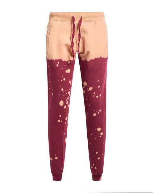 LA DETRESSE Red Garnet Pants Cotton, Polyester