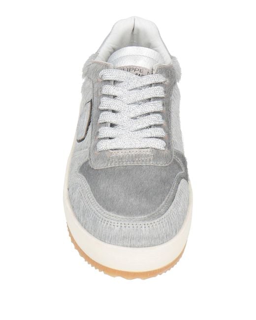 Philippe Model White Nice Sneakers Leather
