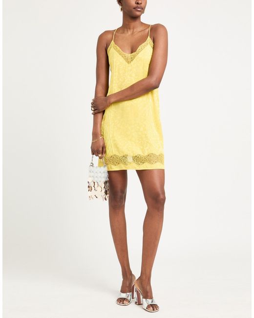 Zadig & Voltaire Yellow Mini Dress