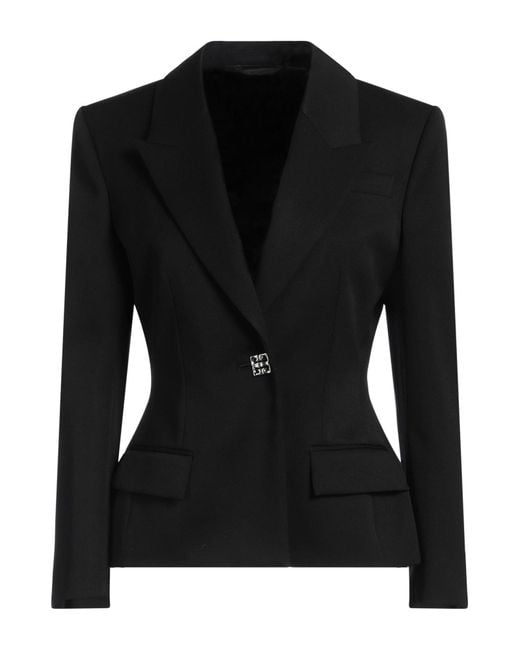 Givenchy Black Blazer Wool