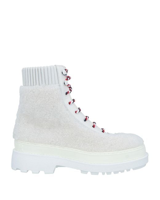 Dior White Ankle Boots