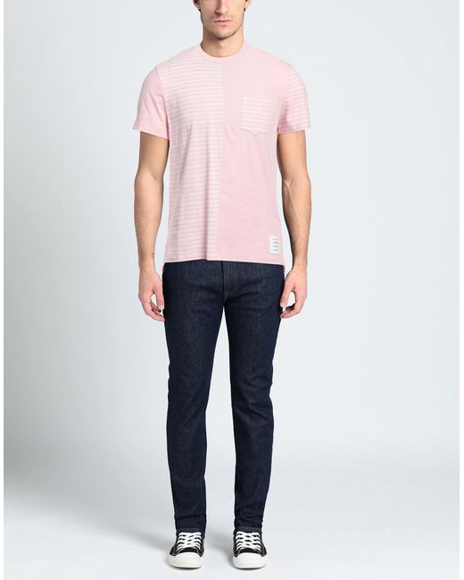 Thom Browne Pink T-shirt for men