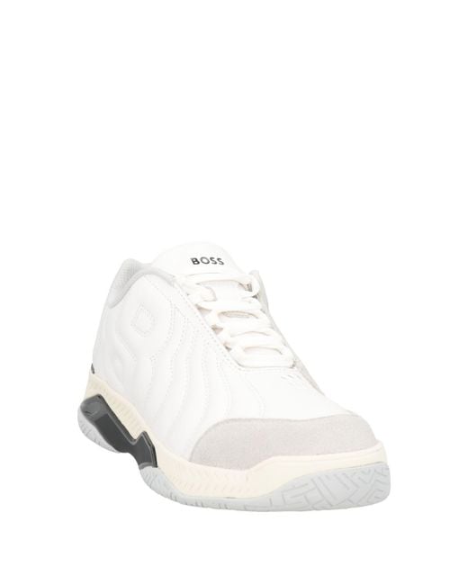 Boss White Trainers for men