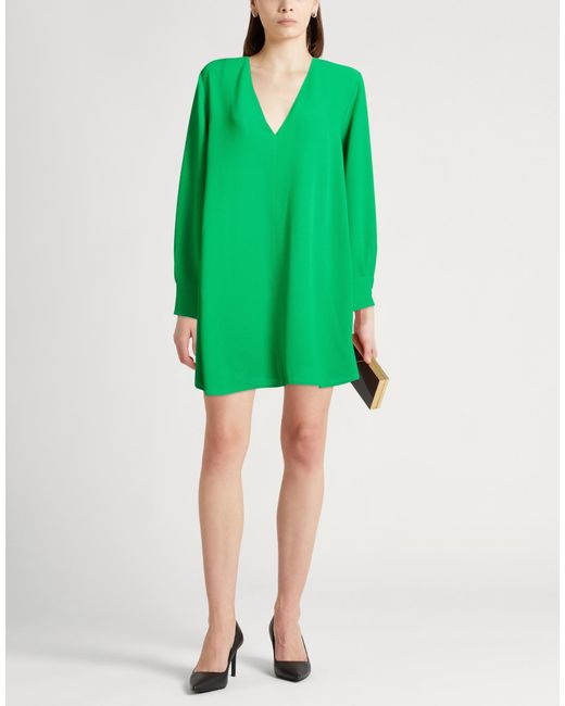 Jucca Green Mini Dress Polyester