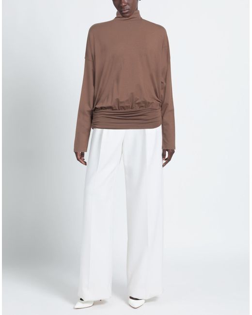 Pinko Brown Top Viscose, Elastane