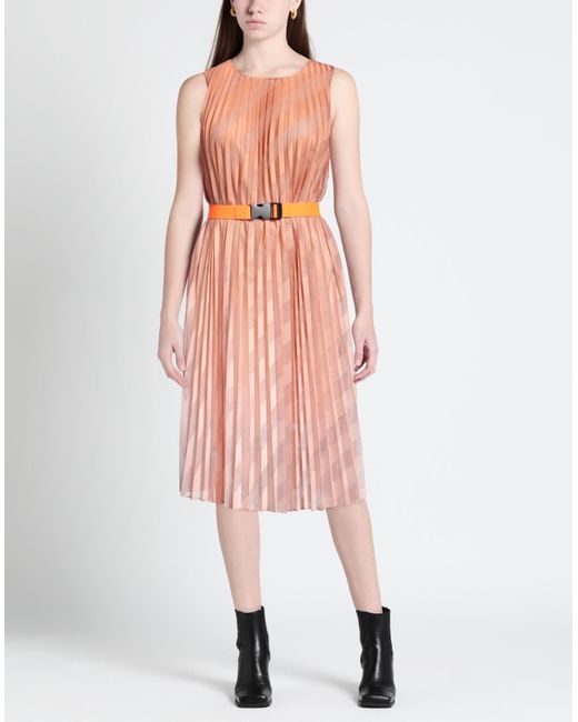 ARMANI EXCHANGE Pink Midi-Kleid
