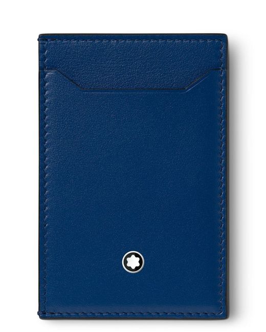 Montblanc Blue Meisterstück Pocket 3Cc -- Document Holder Calfskin for men