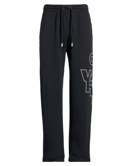 Off-White c/o Virgil Abloh Blue Pants Cotton, Elastane for men