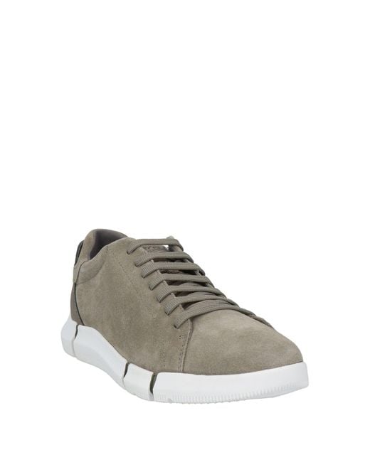 Geox Gray Sneakers Leather for men