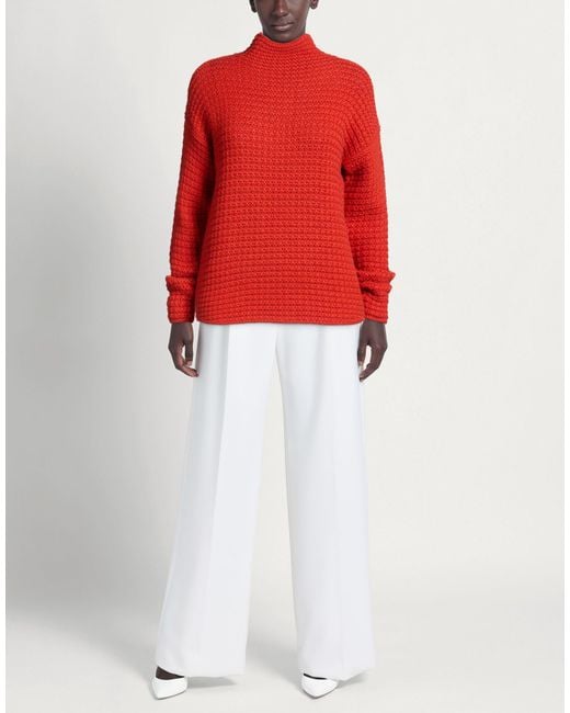 BARNA CASHMERE Red Turtleneck Cashmere