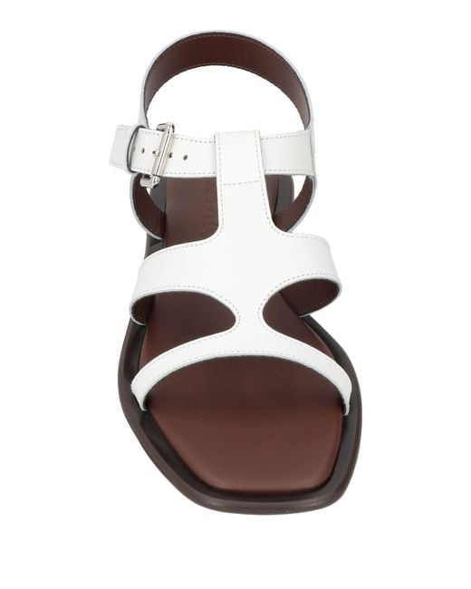 MAX&Co. White Sandals