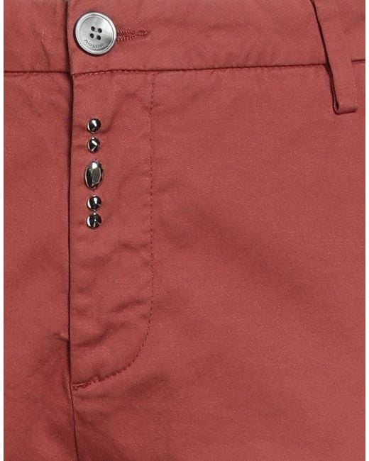Aglini Red Pants Cotton, Elastane