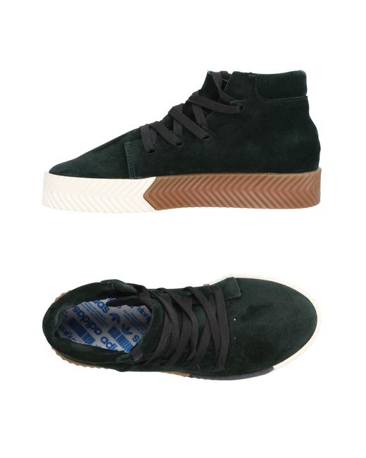 Adidas Green High-tops & Sneakers