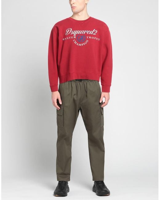 DSquared² Red Sweatshirt for men
