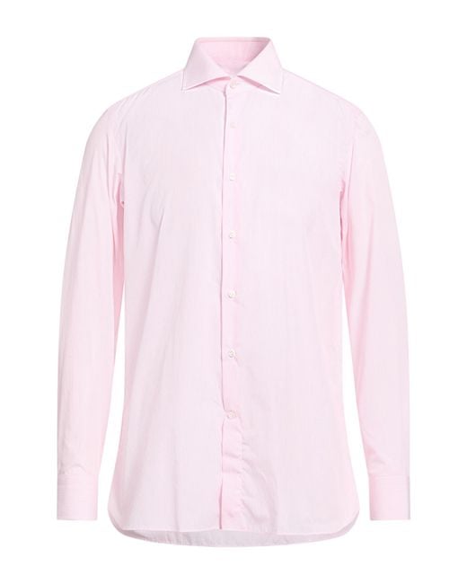 Sonrisa Pink Superior Shirt Cotton for men