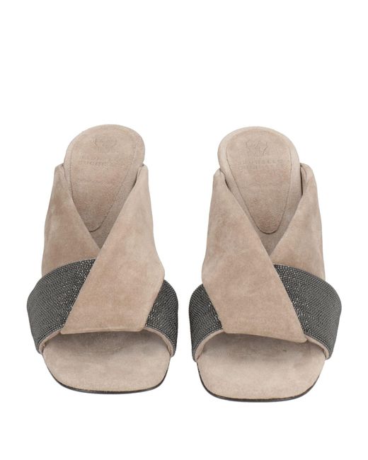 Brunello Cucinelli Gray Sandals