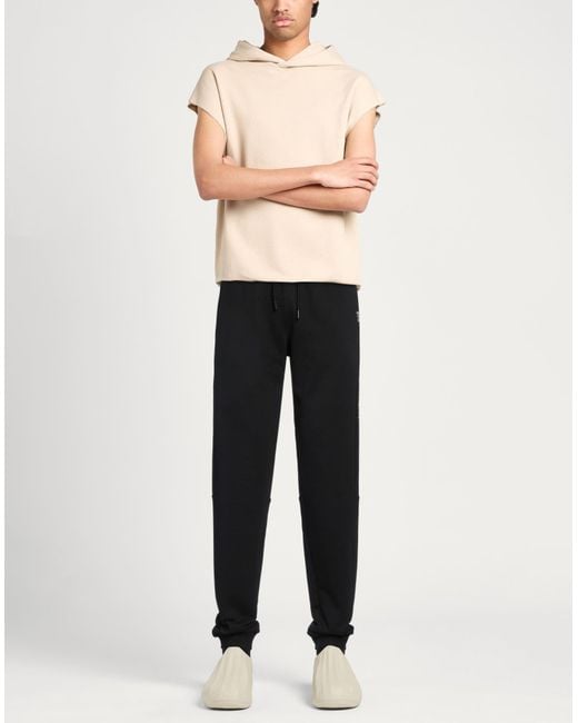EA7 Black Pants Cotton for men