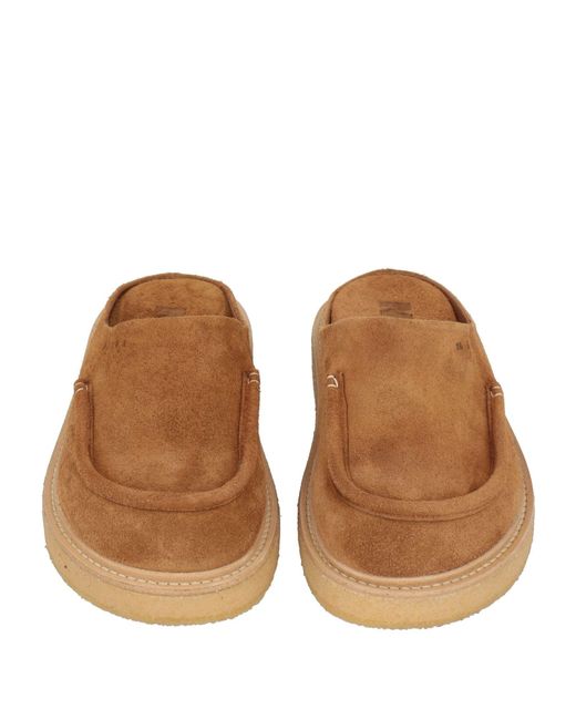 Marni Brown Camel Mules & Clogs Leather