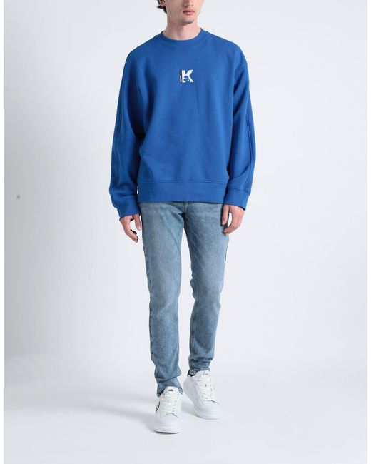 Karl Lagerfeld Blue Sweatshirt for men