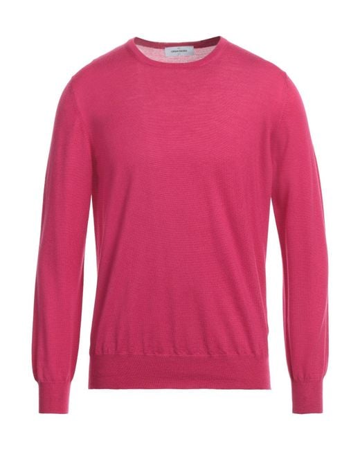 Gran Sasso Pink Jumper for men
