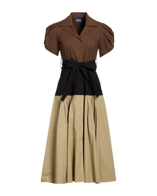 LHD Natural Midi Dress
