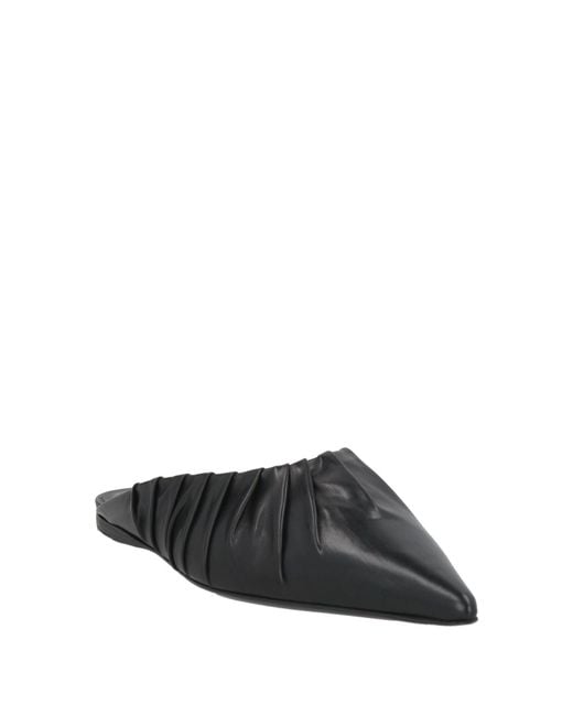 Mugler Black Mules & Clogs