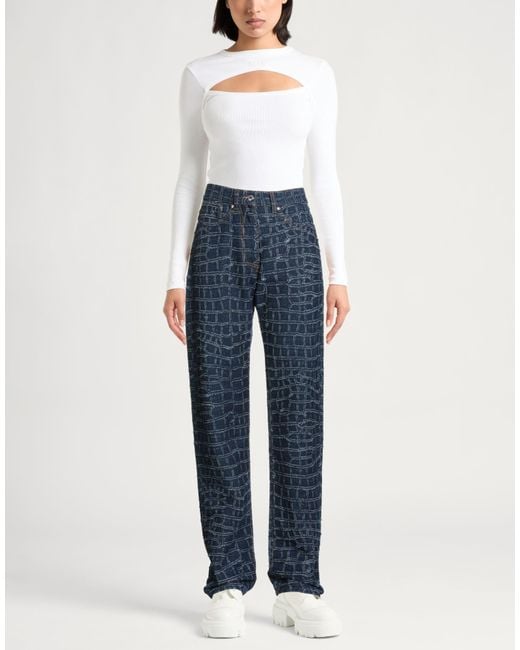 MSGM Blue Jeans Cotton
