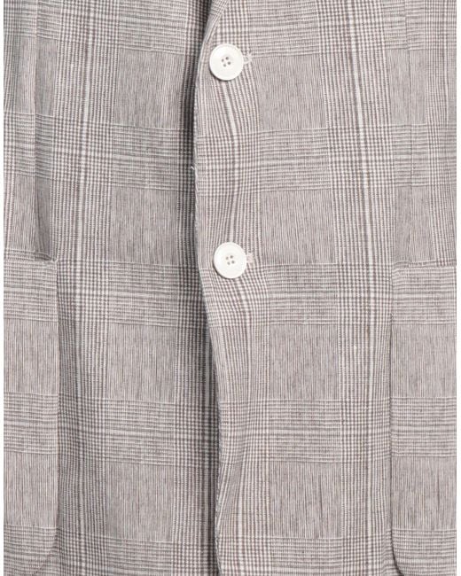 Circolo 1901 Gray Blazer Cotton, Elastane for men