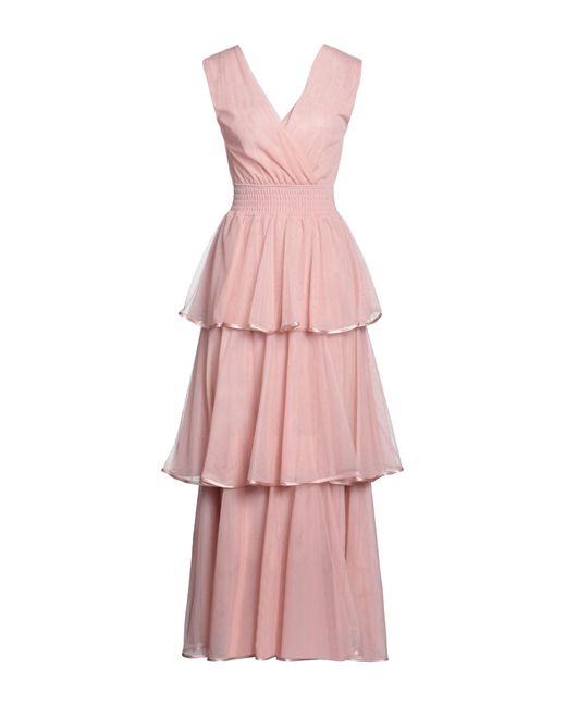 Soallure Pink Maxi Dress