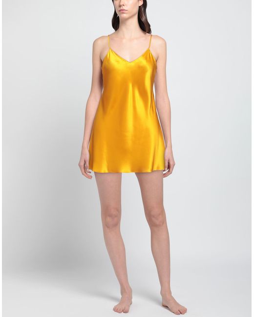 Vivis Yellow Slip Dress