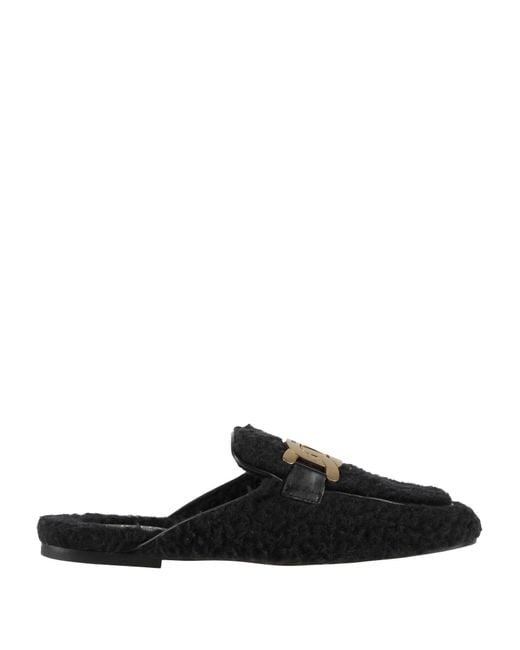 Tod's Black Mules & Clogs