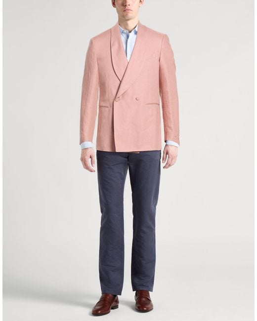 Pino Lerario Pink Blazers for men
