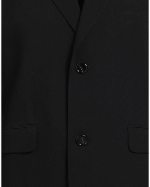 AMI Black Blazer Virgin Wool for men