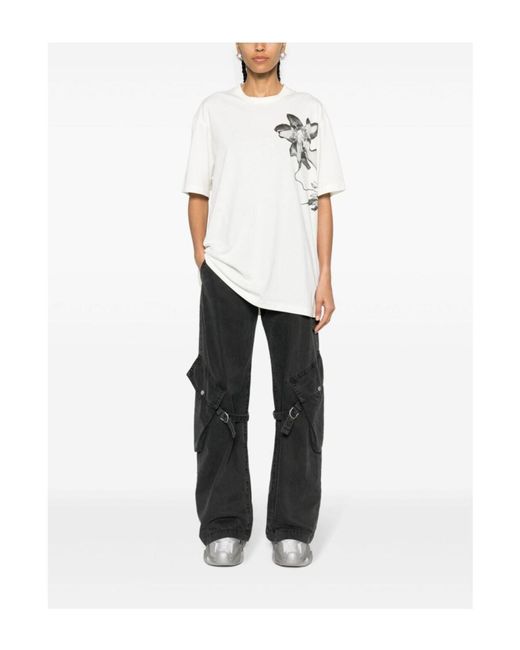 Y-3 T-shirts in White für Herren