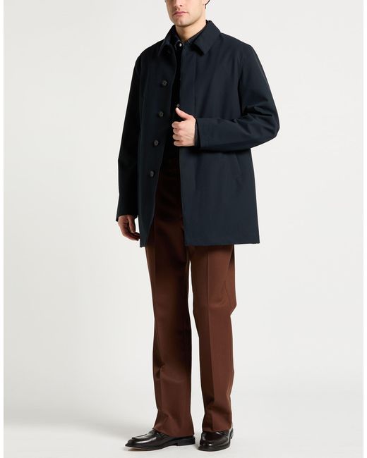 Peuterey Blue Overcoat & Trench Coat for men