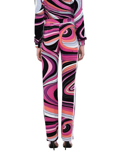 Emilio Pucci Synthetic Casual Pants - Lyst
