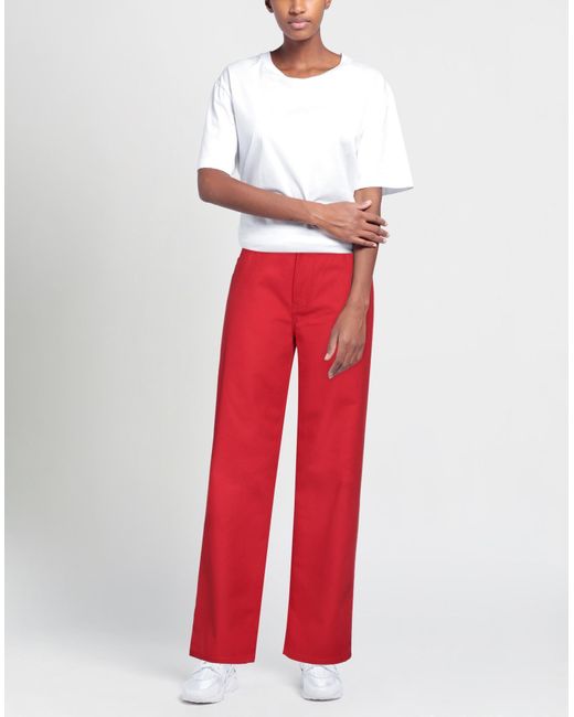 Raf Simons Red Trouser