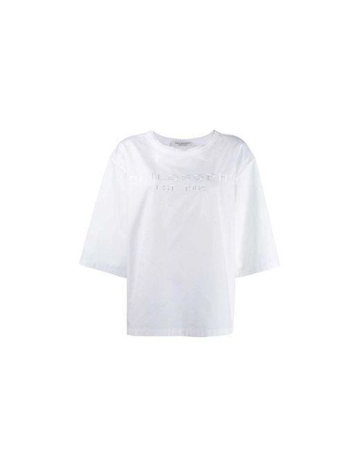T-shirt Philosophy Di Lorenzo Serafini en coloris White