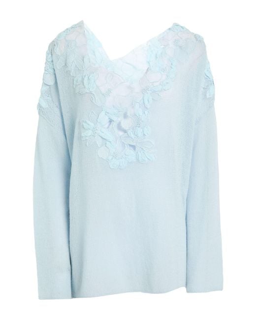 Ermanno Scervino Blue Pullover