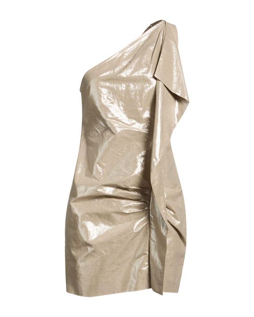 Isabel Marant Natural Mini Dress Cotton, Linen