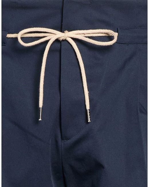 BE ABLE Blue Pants Cotton, Elastane for men