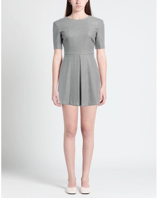 SKILLS & GENES Gray Mini Dress