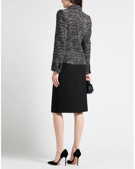 Alberta Ferretti Black Blazer Polyester, Cotton, Acrylic, Wool, Polyamide