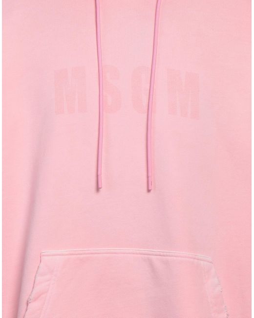 MSGM Pink Sweatshirt for men