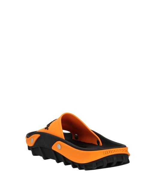 Burberry Orange Sandals for men