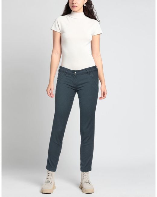 Jacob Cohen Blue Pants Cotton, Elastane